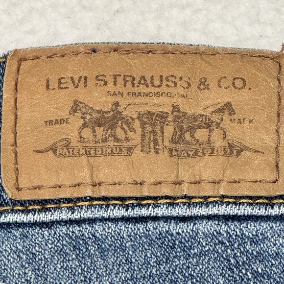 Levis 515 Jeans Womens 10 Short Blue Light Wash Mid Rise Boot Cut Denim - Picture 5 of 11